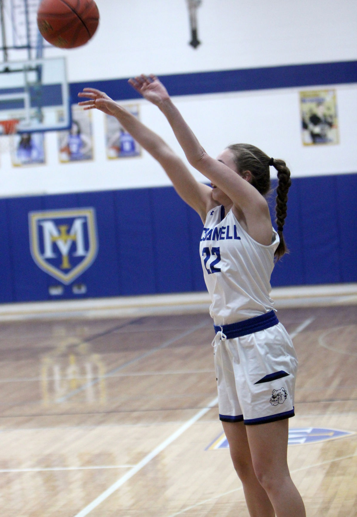 Bloomer at McDonell girls basketball 1-22-22